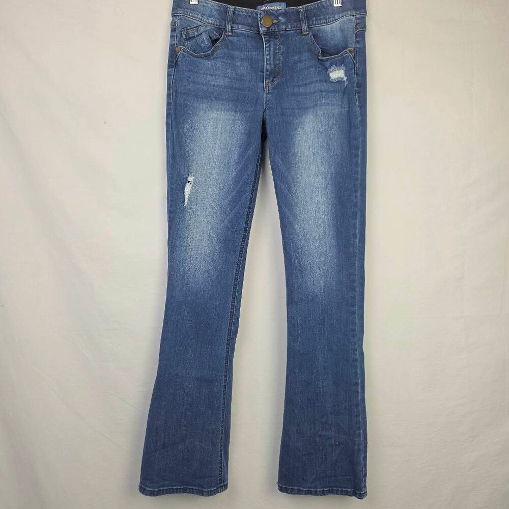 Democracy Absolution Bootcut Jeans Distressed Size 8 - Picture 3 of 9